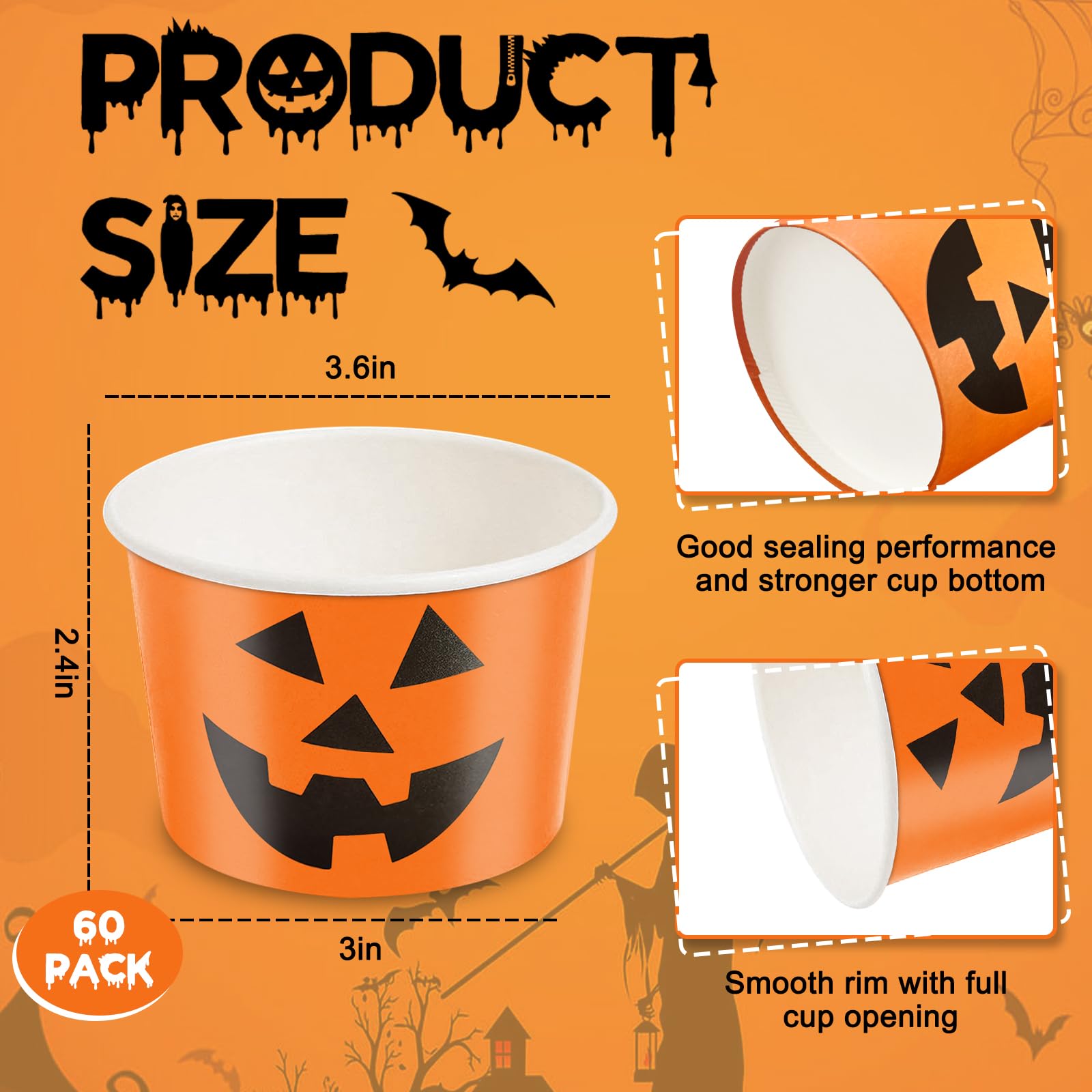 ハロウィン 用スープカップ 9個セット ハロウィン 用スープカップ 9個セット 牛蒡と赤ワインの